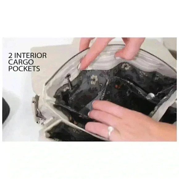 LUG Huddle Shoulder Bag / Purse/ Handbag - Metallic Pearl - Picture 12 of 15